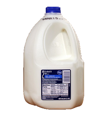 plastic milk jug